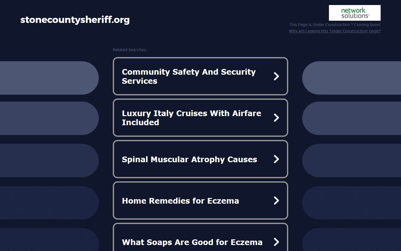 Stone County Missouri 72 hour booking sheriff office